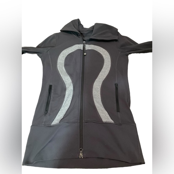 Lululemon In Stride Jacket Charcoal Gray Size 2 - Picture 2 of 11